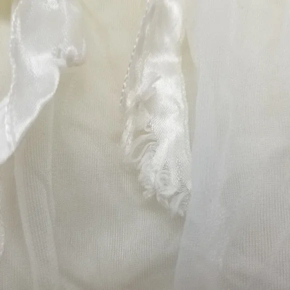 Peignoir M Nightgown Robe Set Negligee Sheer‎ Chiffon Lingerie Fairie Princess - Picture 9 of 12